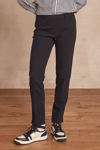 Pantalon cigarette - Bleu marine