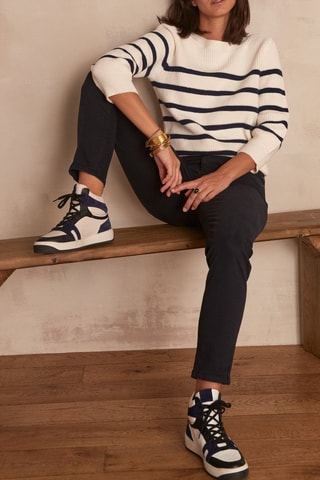 Pantalon slim - Bleu marine
