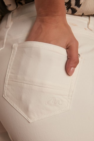 Pantalon slim - Ecru