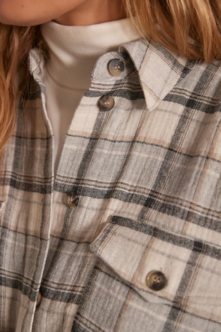 Robe chemise - Gris clair