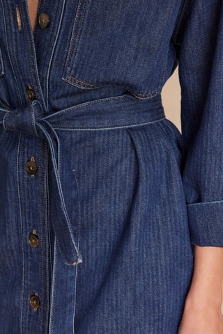 Robe chemise en jean - Indigo