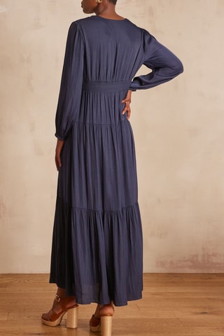 Robe longue - Bleu marine