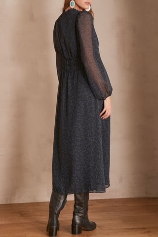 Robe longue - Bleu marine