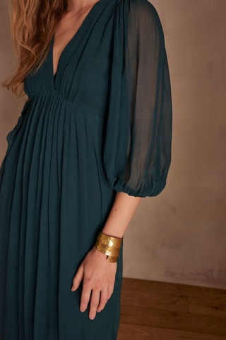 Robe longue - Vert foncé