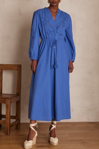 Robe chemise - Bleu