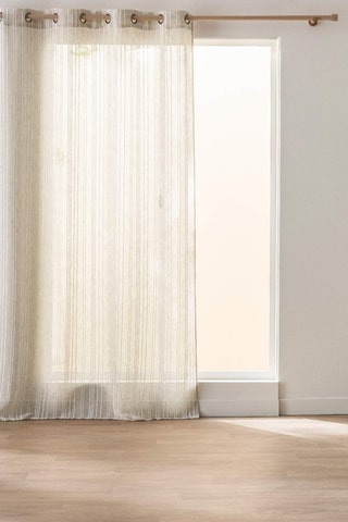 Rideau Zaho - Beige - 140 x 260 cm