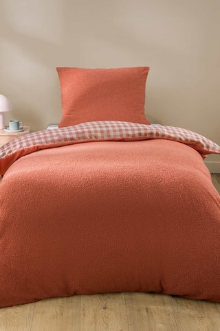 Parure de couette Pilou - Corail