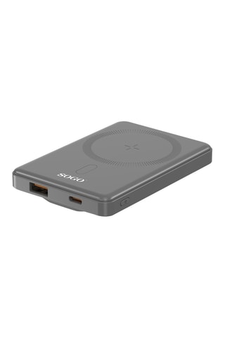 Batería externa magnética inalámbrica - 5000 mAh - Gris