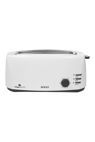 Tostadora eléctrica - 1400 W - 2 ranuras