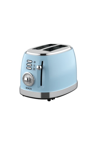 Tostadora Retro 2 - Azul ­- 2 ranuras - 850 W