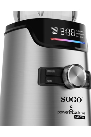 Batidora de vaso de acero inoxidable - 1,7 l - 1400 W - 6 velocidades