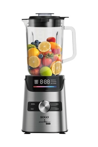 Batidora de vaso de acero inoxidable - 1,7 l - 1400 W - 6 velocidades