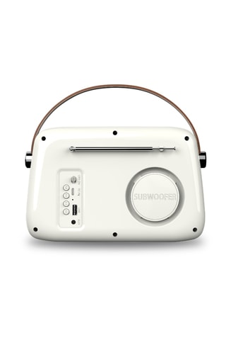 Despertador Retro Bluetooth - Beige - 5 W