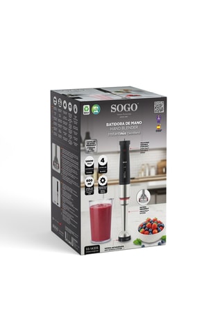 Batidora de mano de acero inoxidable - 1600 W