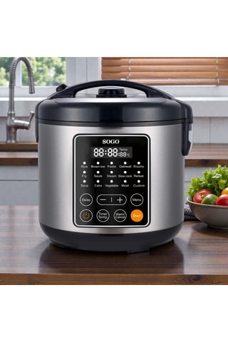 Olla eléctrica de acero inoxidable - 5 l - 860 W