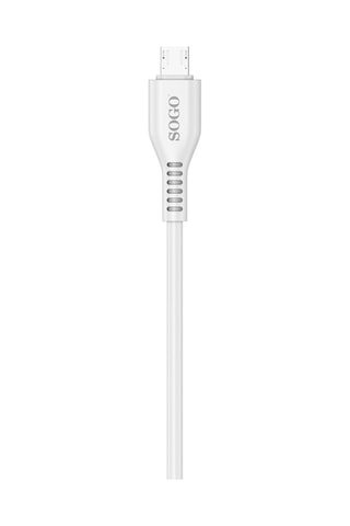 Cable USB con Micro-USB - 2 m - Blanco