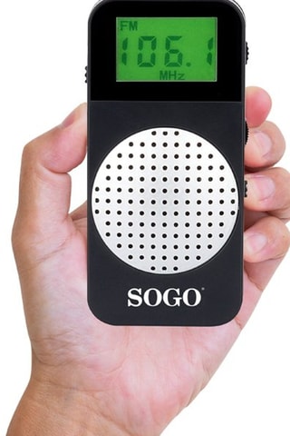 Radio digital de bolsillo AM/FM
