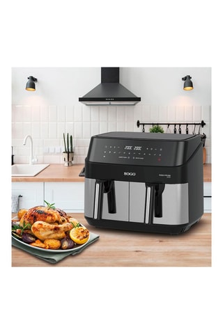 Freidora de aire sin aceite multifunción táctil - 1450-1750 W - 9 l