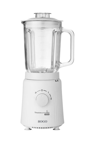 Batidora de vaso de titanio y acero inoxidable - 1,5 l - 1000 W - 2 velocidades