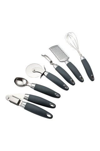 6 utensilios de cocina de acero inoxidable