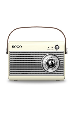 Radio despertador Retro - Beige - 5 W