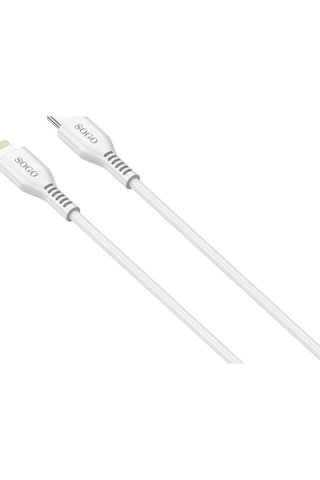 Cable USB C/Lightning - 1 m - Blanco