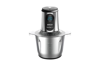 Picadora eléctrica de acero inoxidable - 3 l - 500 W - 2 velocidades