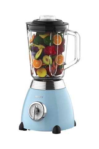 Batidora de vaso Retro - Azul ­- 500 W - 1,5 l