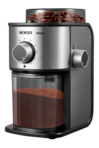Molinillo de café de acero inoxidable - 14 niveles de molienda - 150 W