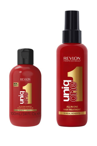 Duo shampoing et masque spray UniqOne classique - Tous types de cheveux