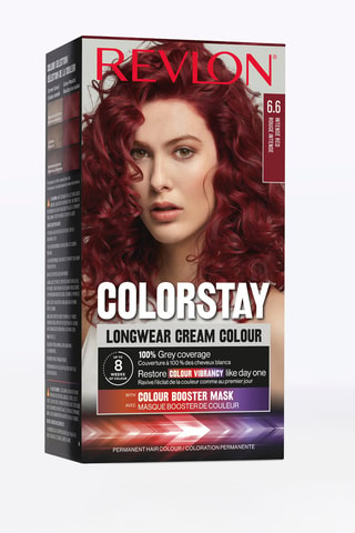 Coffret Coloration permanente Colorstay - N°6.6 rouge intense - 4 produits
