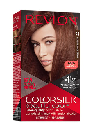 Coloration permanente Colorsilk Beautiful Color - N°44 Brun roux moyen - 130 ml