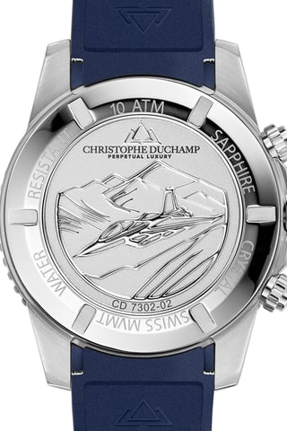 Montre à quartz Swiss Made Ronda Z61 - Bleu