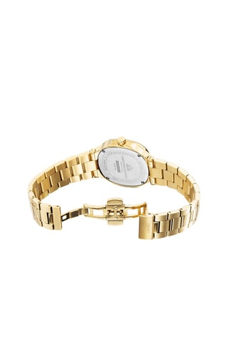 Montre à quartz en acier et diamants L'Envie