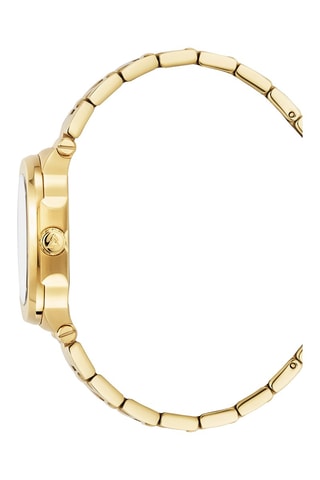 Montre à quartz en acier et diamants L'Envie
