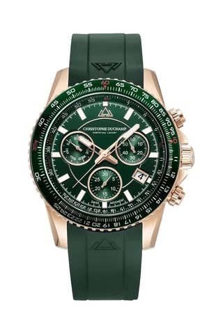 Montre à quartz Swiss Made Ronda Z63 - Vert