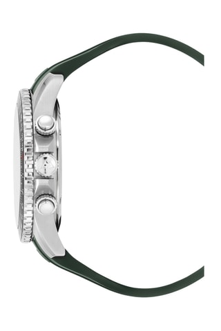 Montre à quartz en caoutchouc fkm Velocite V2 - Tachymètre et chronographe - Vert et argenté