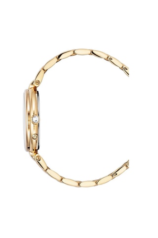Montre à quartz en acier et cristaux de saphir Etoile