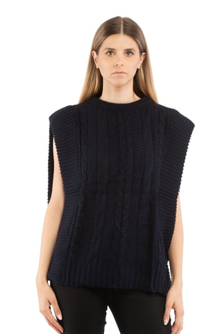 Pull sans manches - Bleu