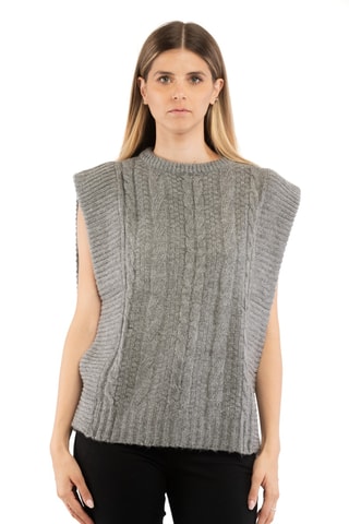 Pull sans manches - Gris