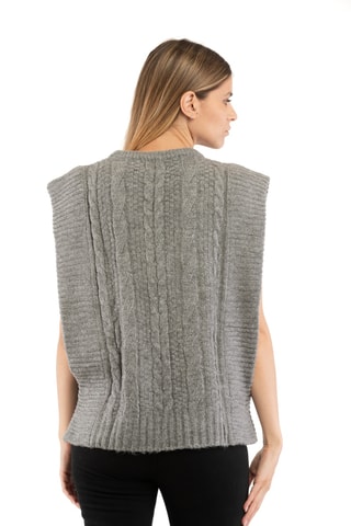 Pull sans manches - Gris