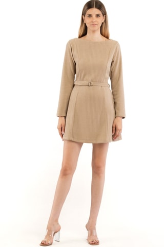 Robe courte - Marron