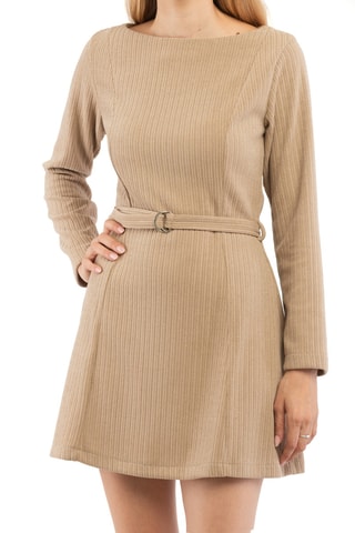 Robe courte - Marron
