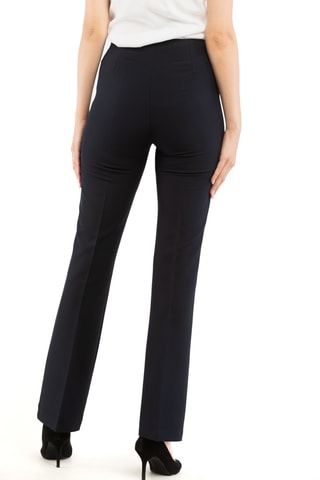 Pantalon taille haute - Bleu