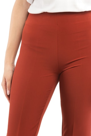 Pantalon taille haute - Orange