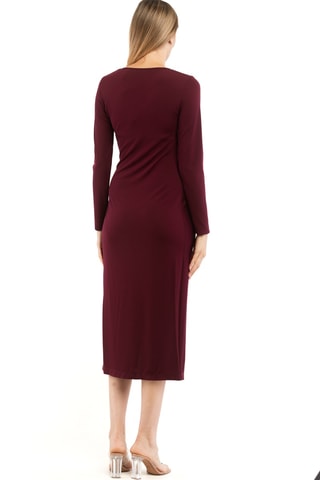 Robe midi - Bordeaux