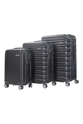 Set de 3 valises Palma (S/M/L) - 55/65/75 cm - Noir