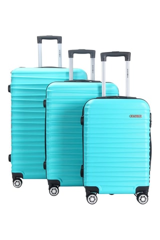 Set de 3 valises Palma (S/M/L) - 55/65/75 cm - Bleu