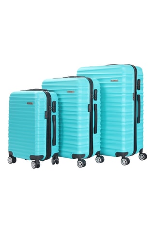 Set de 3 valises Palma (S/M/L) - 55/65/75 cm - Bleu
