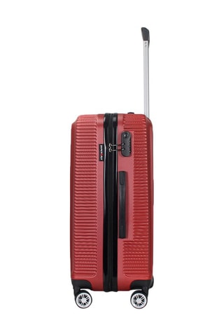 Set de 3 valises Luton (S/M/L) - 55/65/75 cm - Rouge